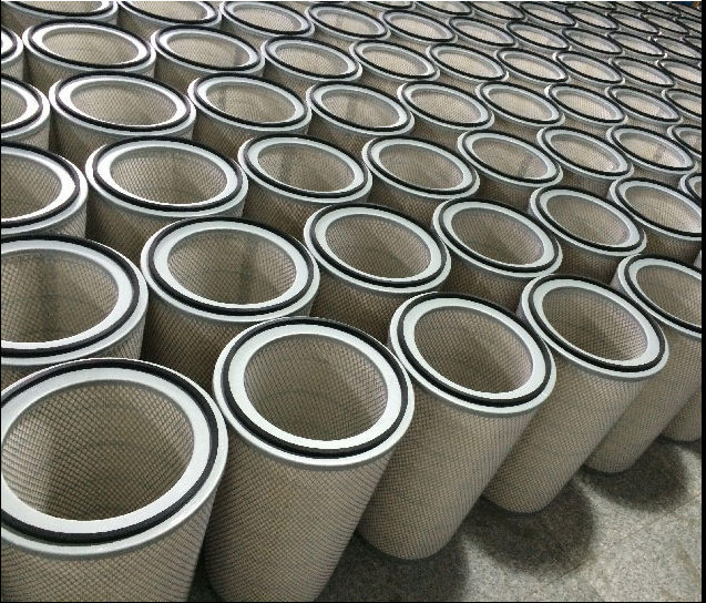 Endüstriyel Kartuş Filtreler Alev Geciktirici Polyester PTFE Malzeme Membranı
