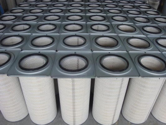 Çimento Endüstrisi Endüstriyel Hava Filtresi Kartuşları / Pileli Filtre Torbaları Toz Toplayıcıları