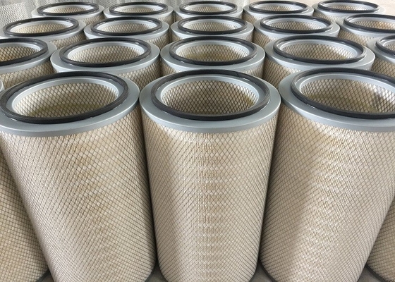 Toz Emici Filtre Kartuşları HV 6316 Selüloz Polyester Karışım Kağıt Malzemesi