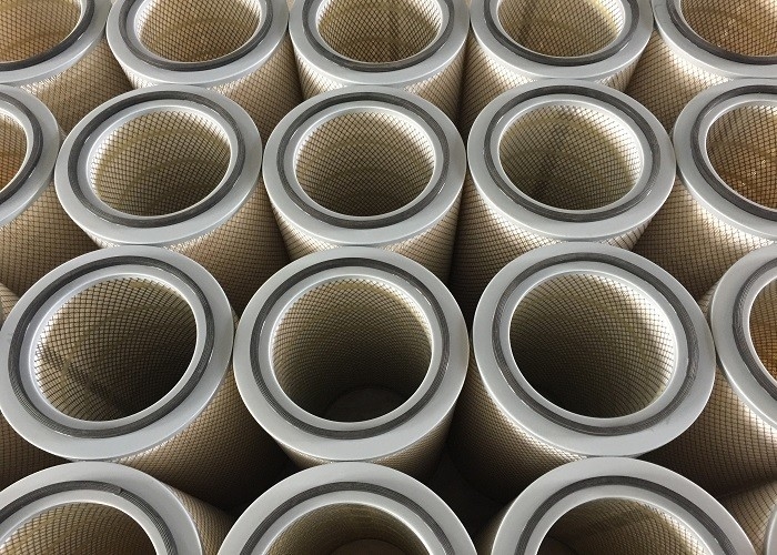 Toz Emici Filtre Kartuşları HV 6316 Selüloz Polyester Karışım Kağıt Malzemesi