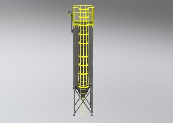 Çimento Fabrikası Torbasında İnce Partikül Toz Toplayıcı Tip 0.75 - 5.5kw Güç